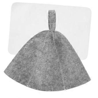Felt Sauna Hat Set for Men and Women, Breathable Heat Protection Reusable Bath Accessory