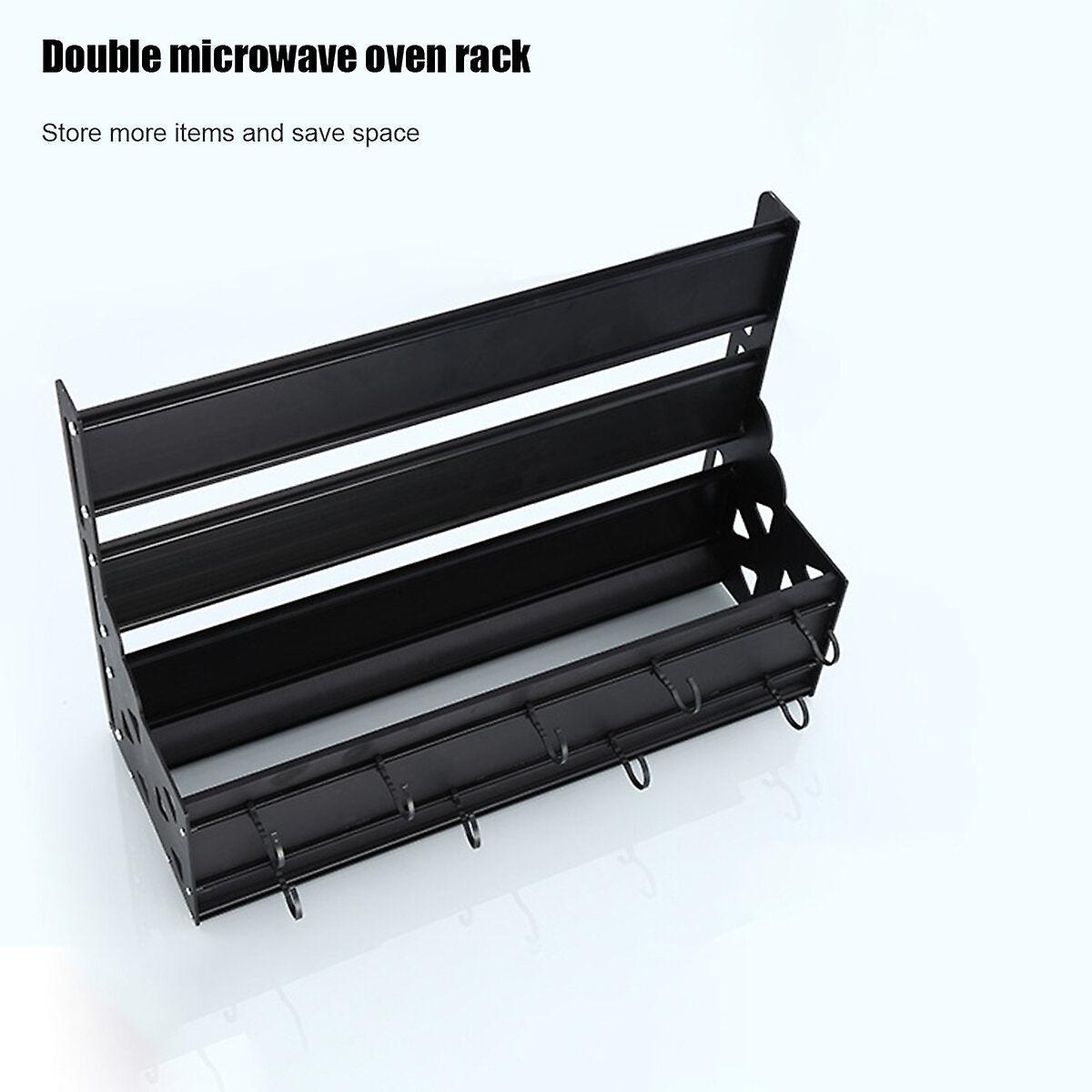 Microwave Oven Stand Storage Rack Shelf Space Saving Kitchen Bracket