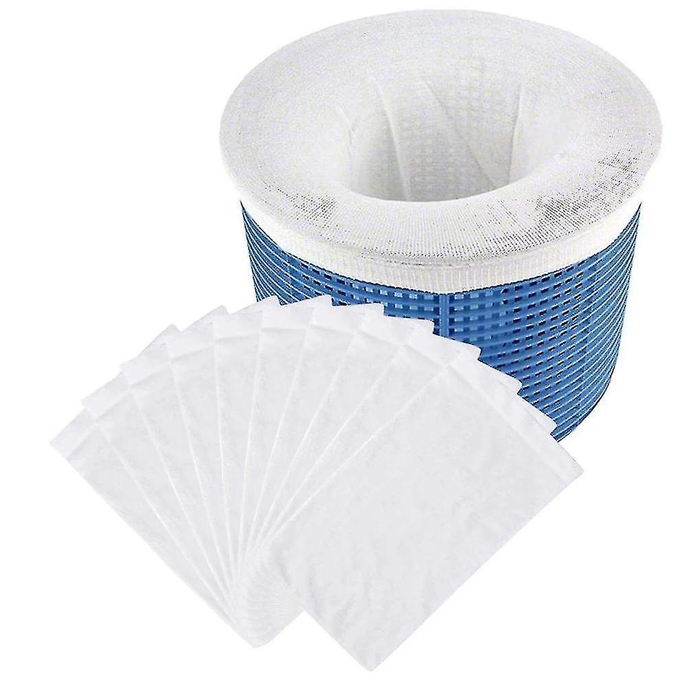 10pcs Household Pool Skimmer Socks Garbage Filter For Swimming Pool Basket