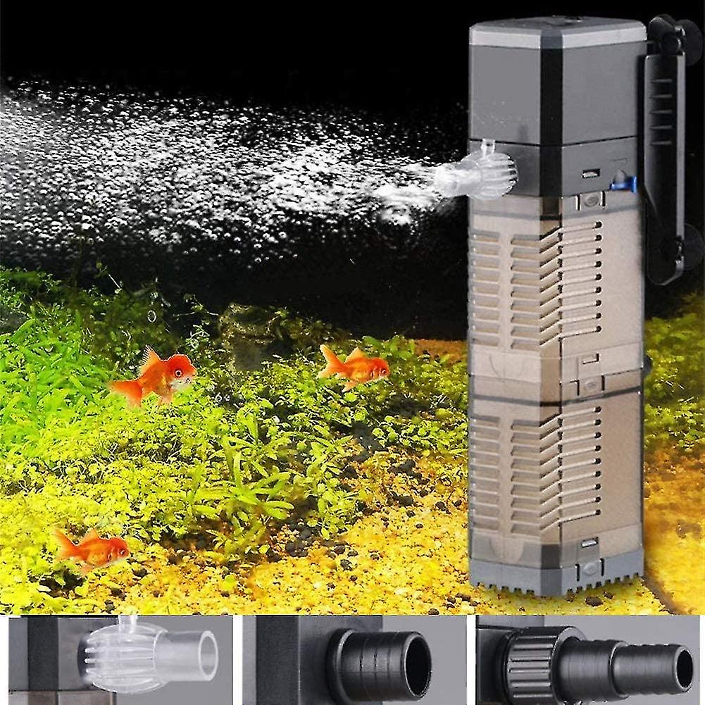 Fish Tank Filter Three-in-one Fish Tank Submersible Pump (chj-902/20w)