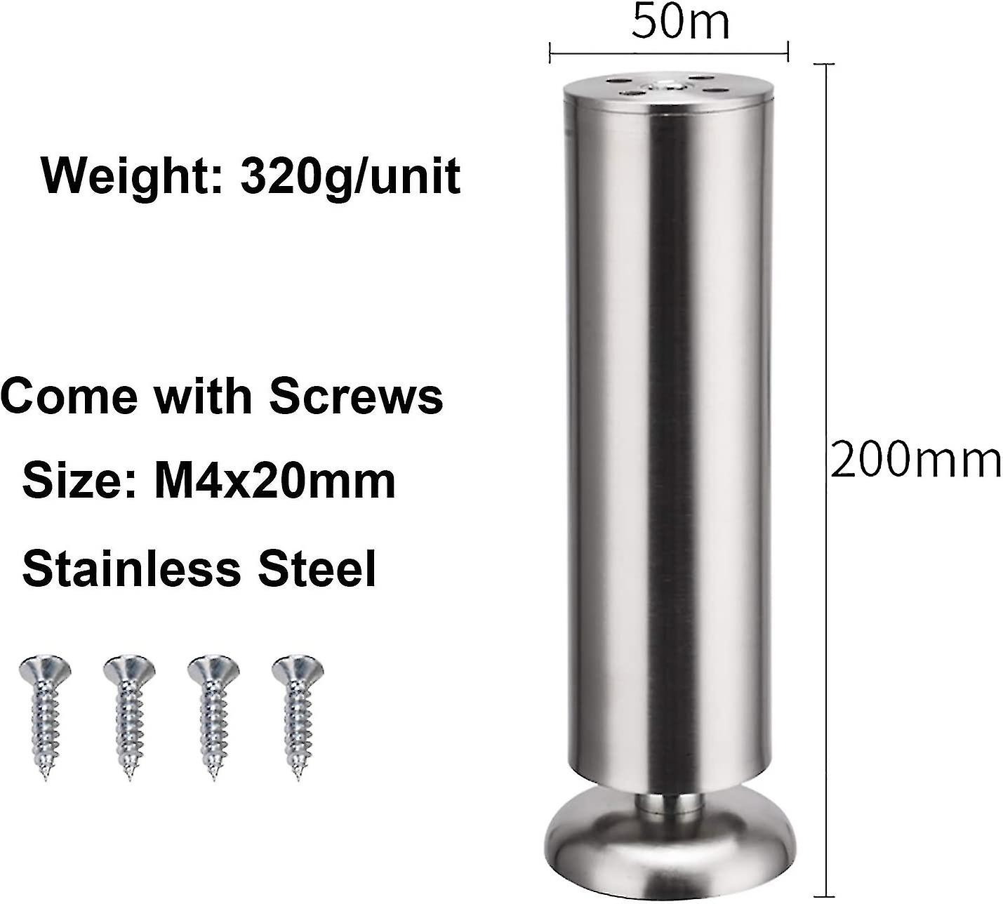 Pieces 200mm Furniture Feet Stainless Steel Feet Thicken