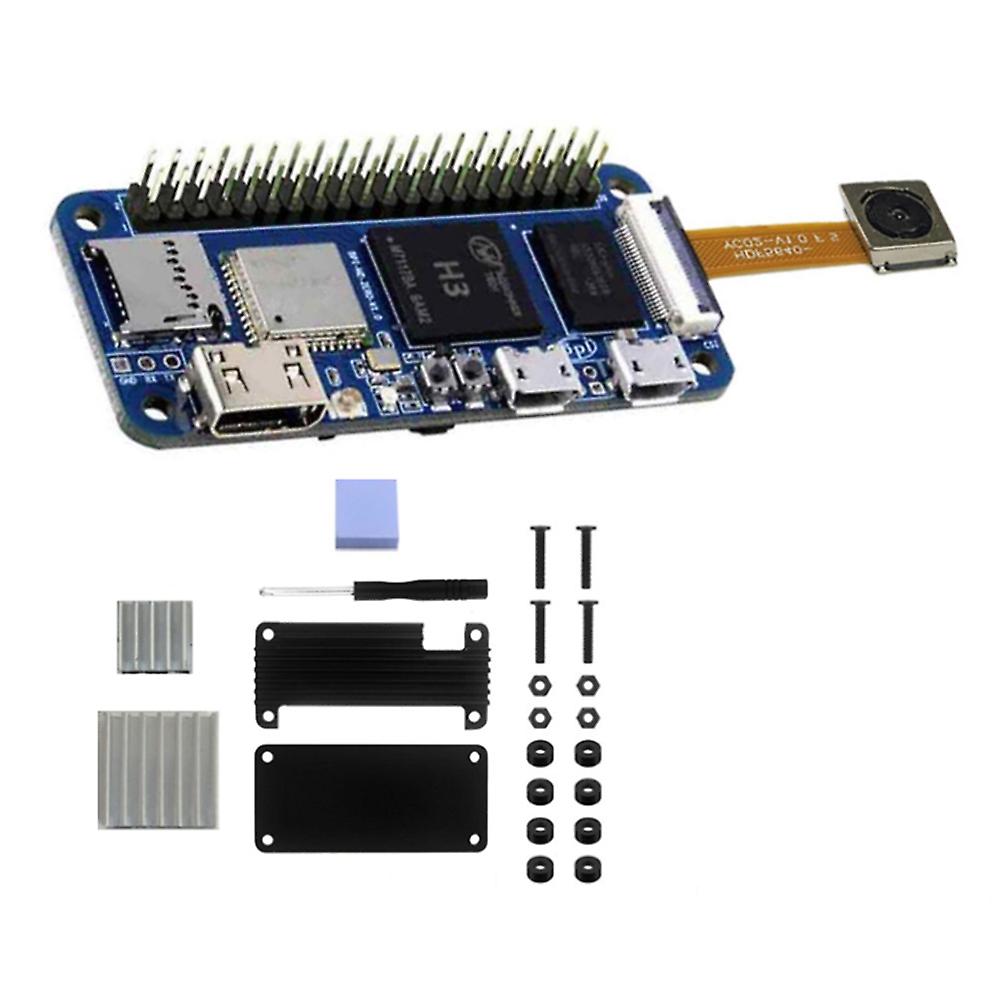 For Banana Pi M2 Zero -Core Allwinner H3 512MB Development Board+OV5640 Camera+Aluminum Case+Heatsi
