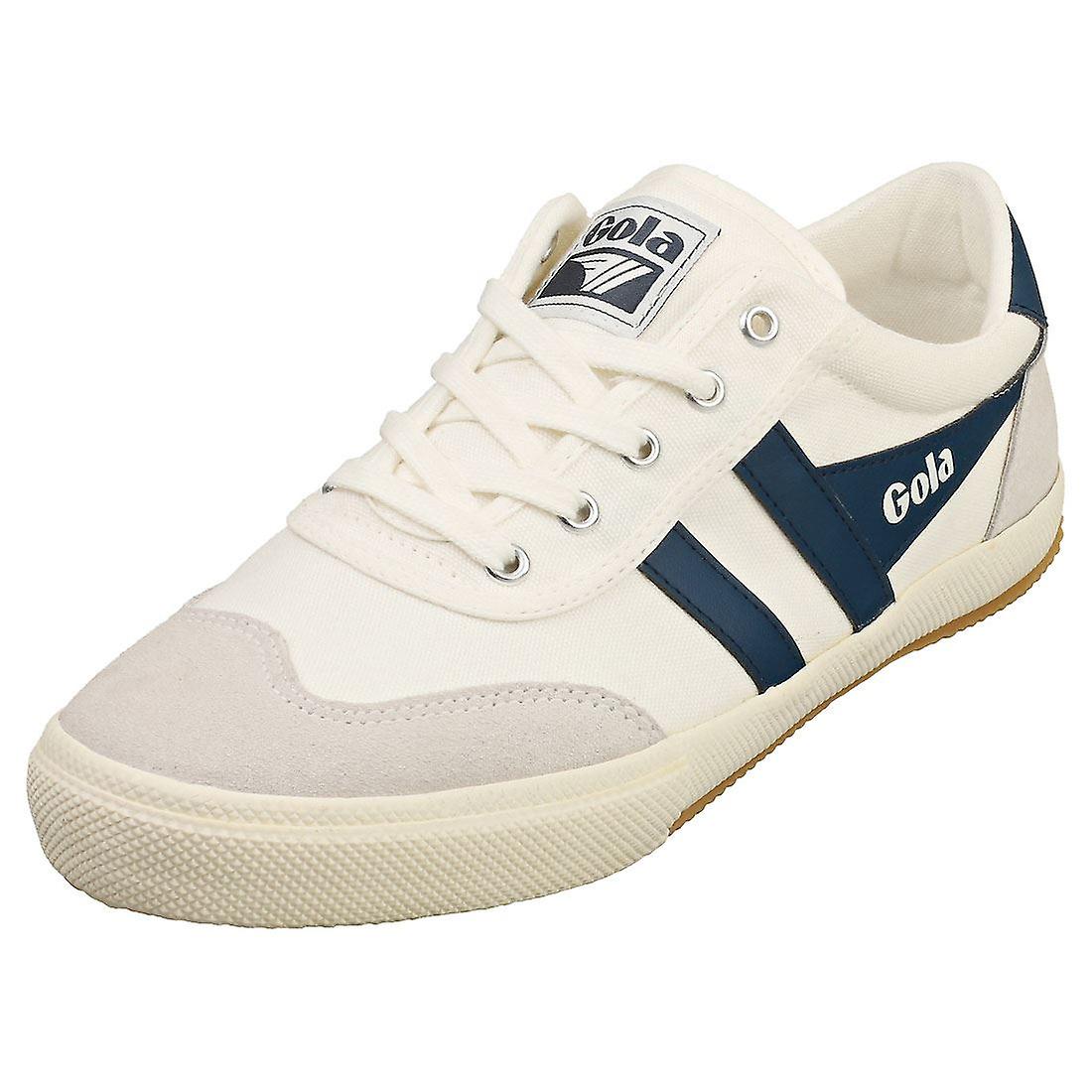 Gola Badminton Mens Casual Trainers in White Blue