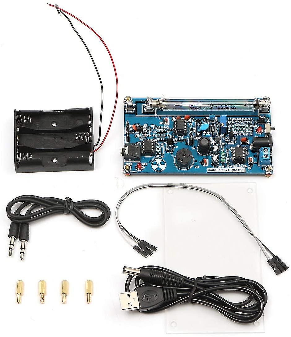 Assembled Diy Geiger Counter Kit Diy Nuclear Radiation Detector Arduino Compatible Gm Tube Beta Gamma Ray