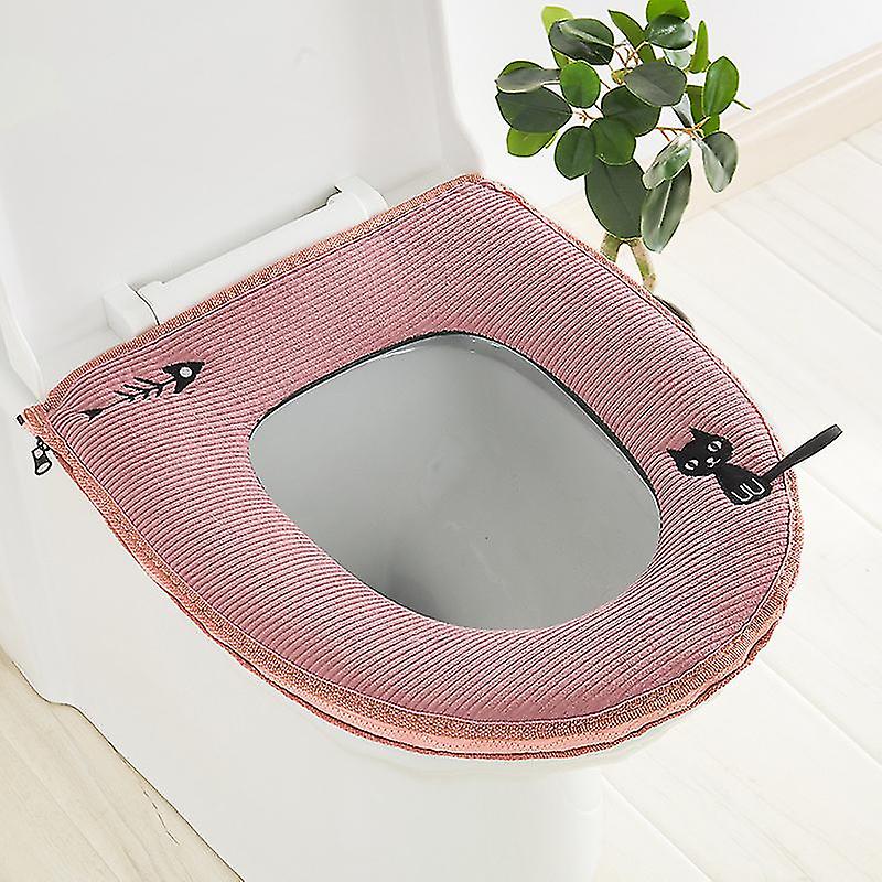 Toalettsitsskydd, toalettsitsdyna Tvättbart toalettsitsskydd Toalettsitsvärmare