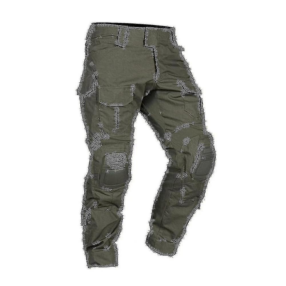 Män Combat Cargo Byxor med knäskydd Airsoft Taktiska byxor Multicam Cp Gen3 Camouflage Army Work Pant