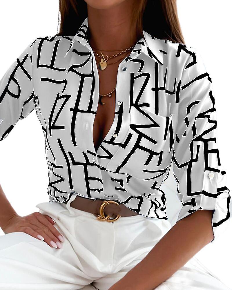 Damesmode Kleurrijke Bedrukte Shirts