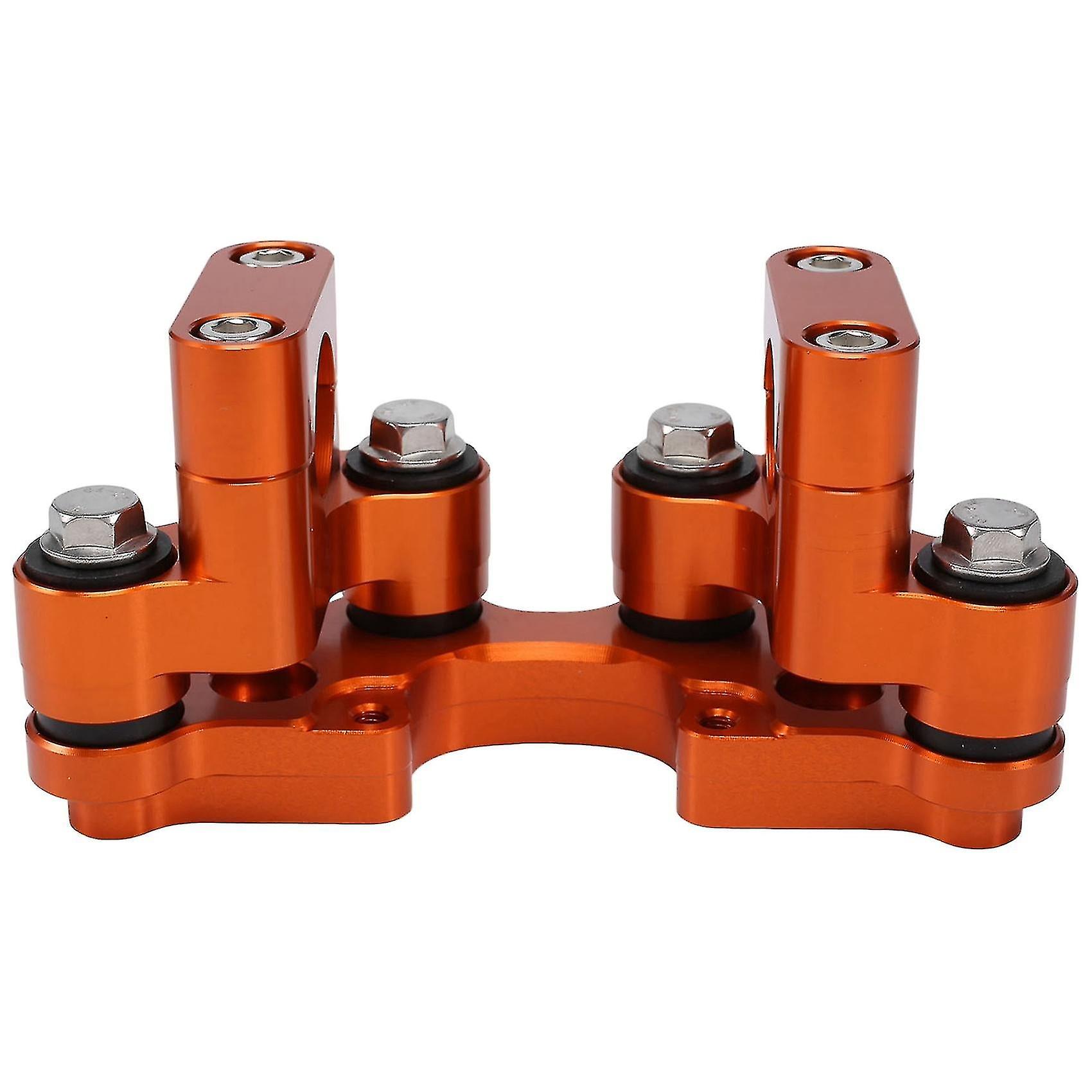 Motorcycle Accessories Steering Damper Mount Handlebar Riser (orange)