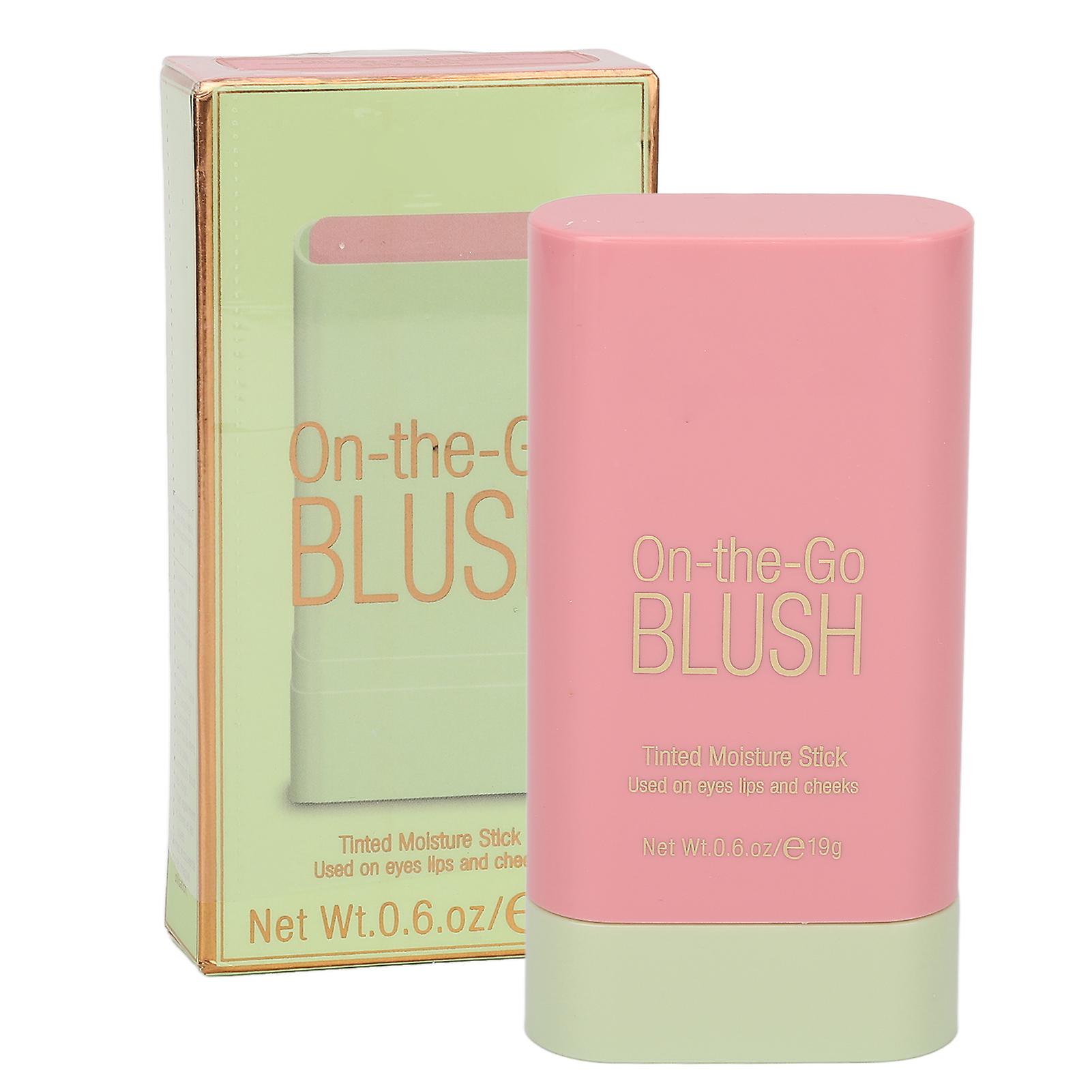 Cream Blush Three Dimensional High Color Rendering Blusher Smoothly Rotatable Blush Stick