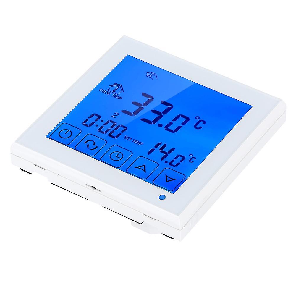 Electric Floor Heating Thermostat Controller 8.5x8.5cm LCD Display