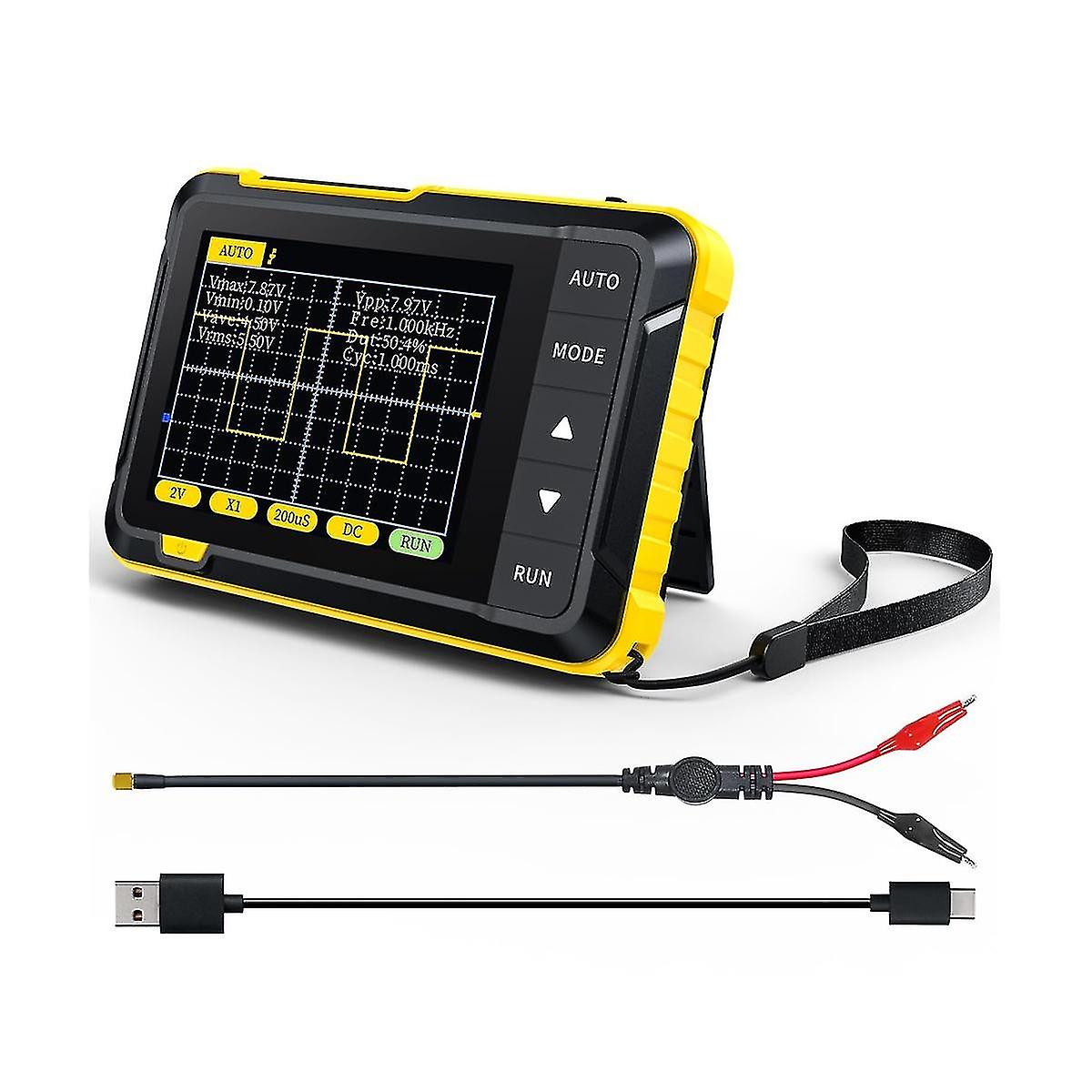 Dso152 Oscilloscope - 2.8inch Tft , 2.5ms/s High Sampling Rate, 200khz Bandwidth, Trigger Function