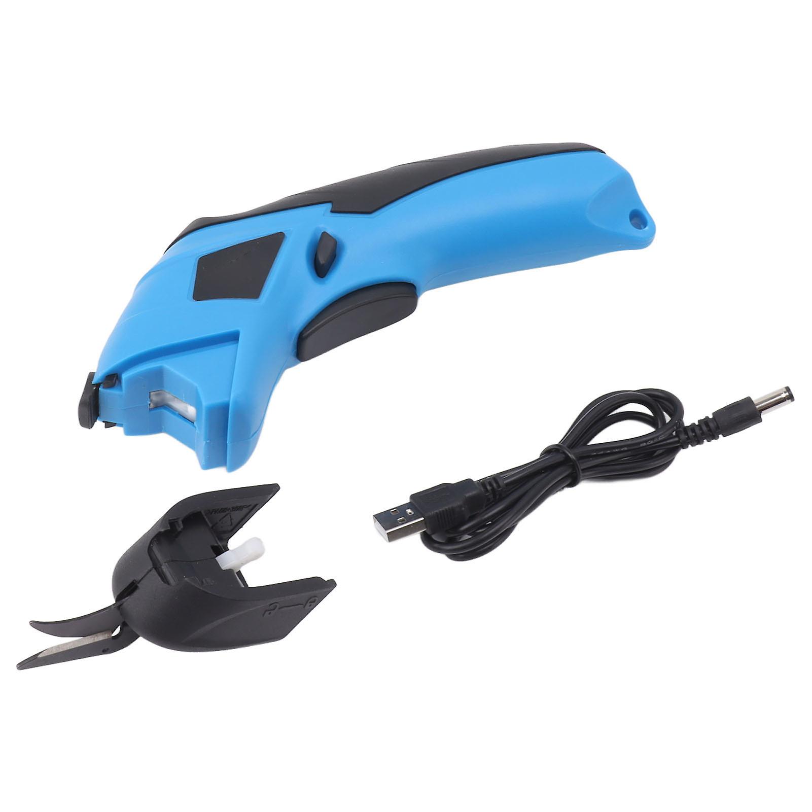 Cordless Rechargeable Fabric Scissors for Cutting Cloth, Carpet, and Soft Leather