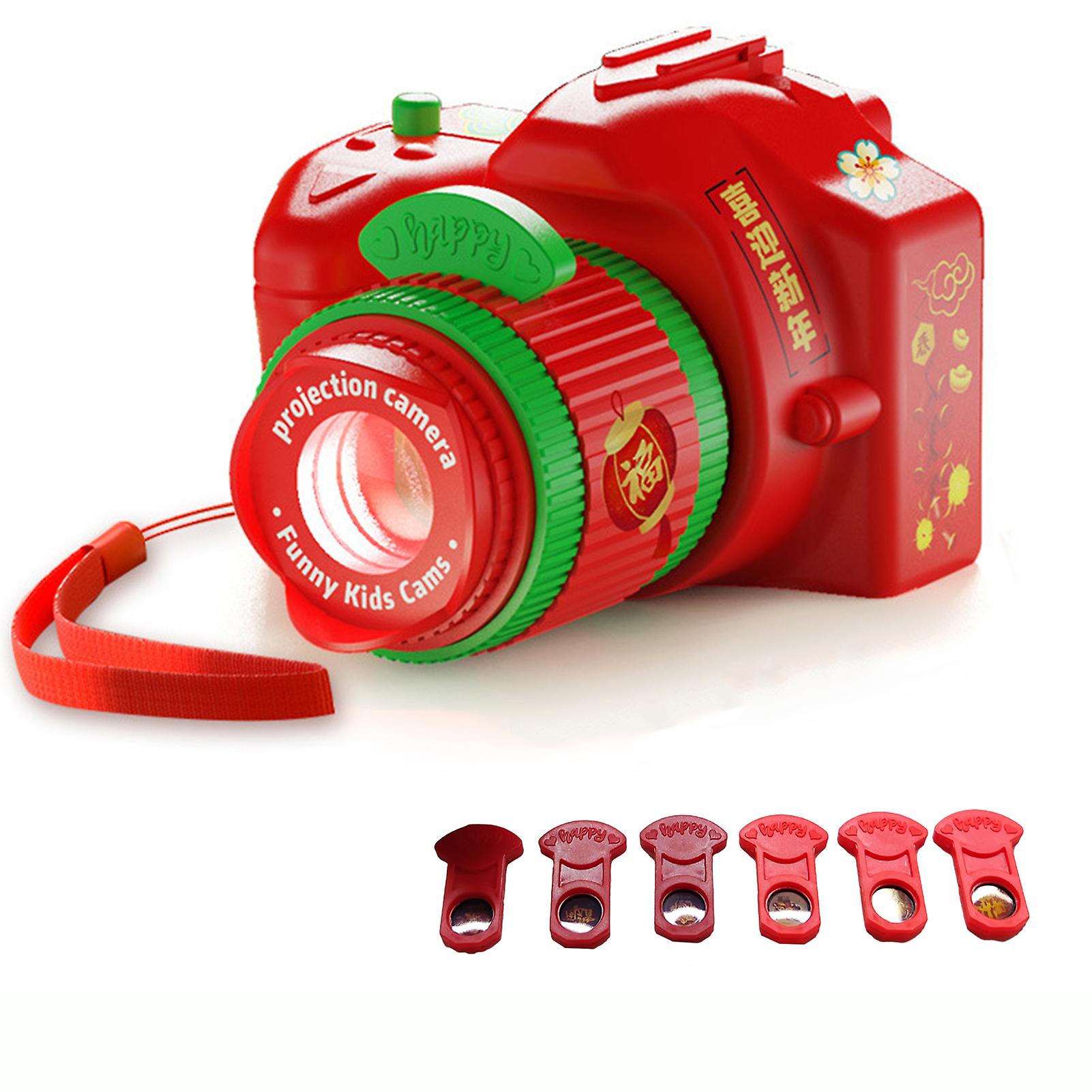 Cartoon Dragons New Year Projection Camera Toy Parent-Child Interactive Toys for Children