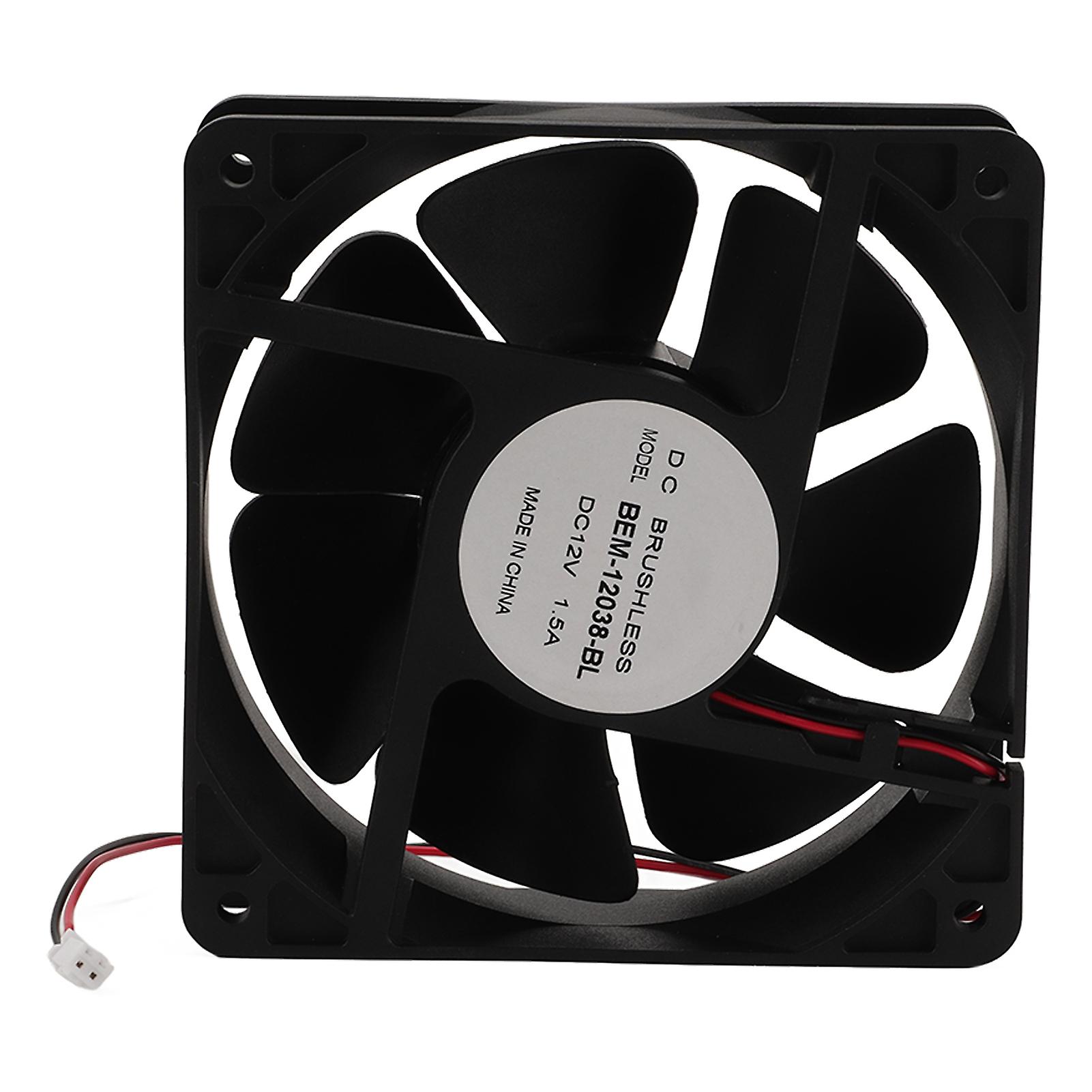 BERM High Performance Cooling Fan Fast Heat Dissipation ABS Housing 2400-2500RPM Case Fan for Computer DC12V