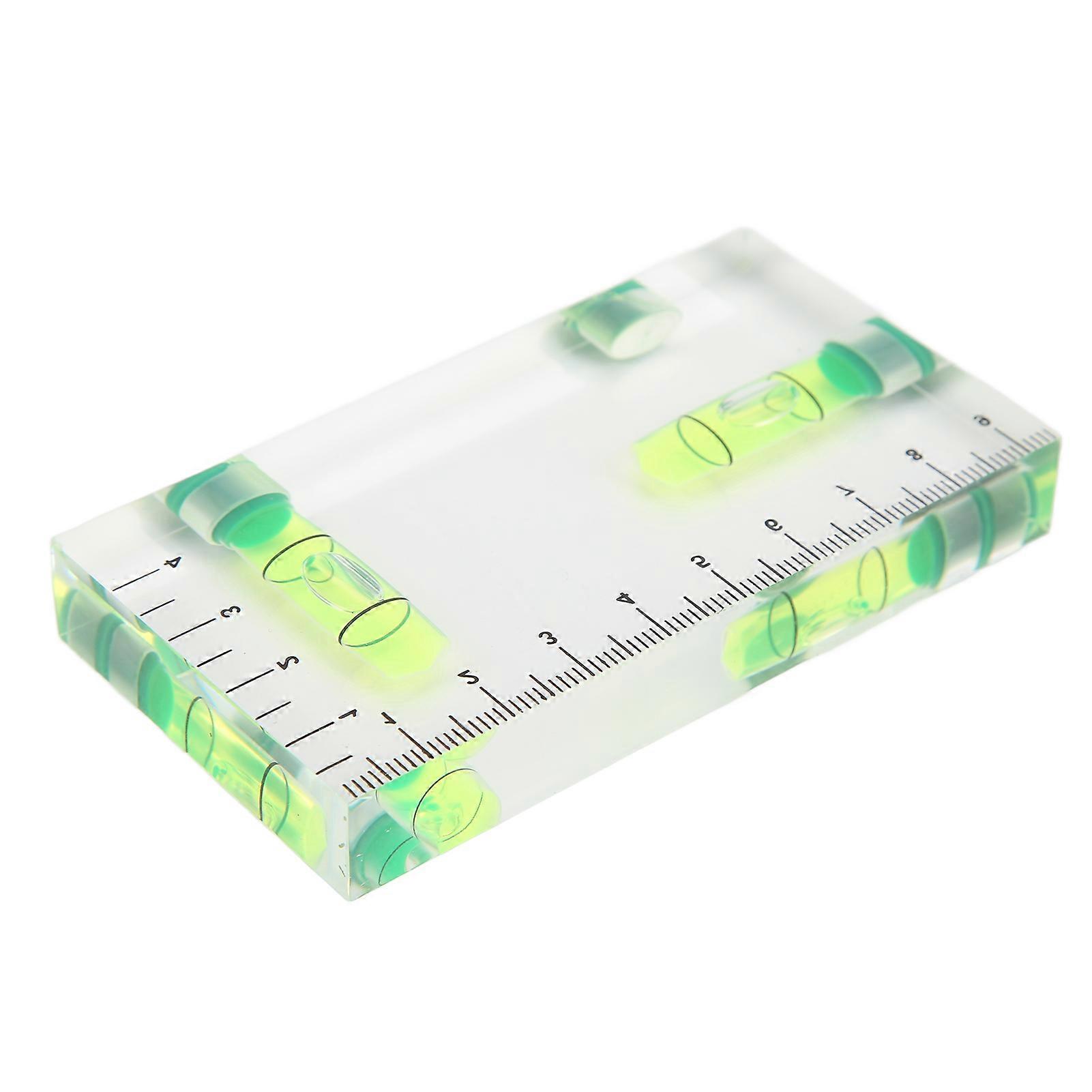 DTCY Two Dimensional Horizontal Bubble Level Portable Two Way Integrated Level for Picture Frame