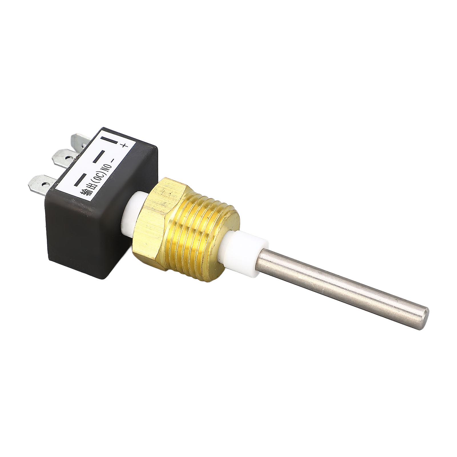 Coolant Level Sensor 5‑35VDC 1/2NPT NO Normally Open Water Tank Liquid Level Sensor Alarm 