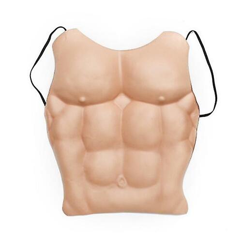 Fingere petto muscolo pancia sei pack addominali vestiti da festa in forma gioco di ruolo divertente regalo Come mostrato