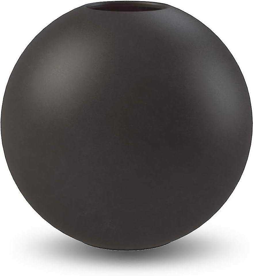 Ln-spherical Vase, Black, 10 Cm