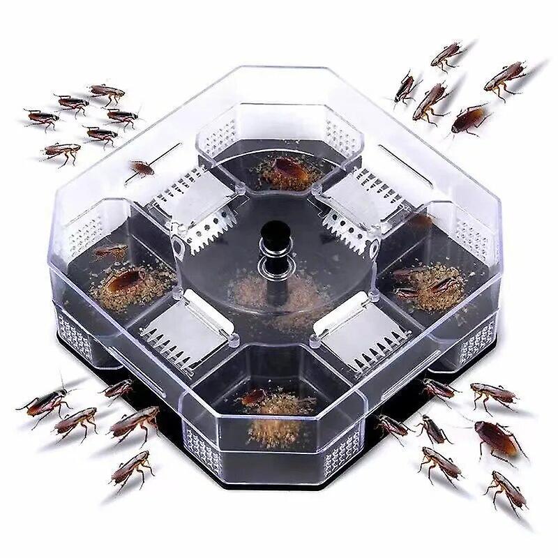 Cockroach Trap Bug Catching Tool Cockroach Box Home Indoor Kitchen Safety Physical Bug Size Pass Kill Trap Trap
