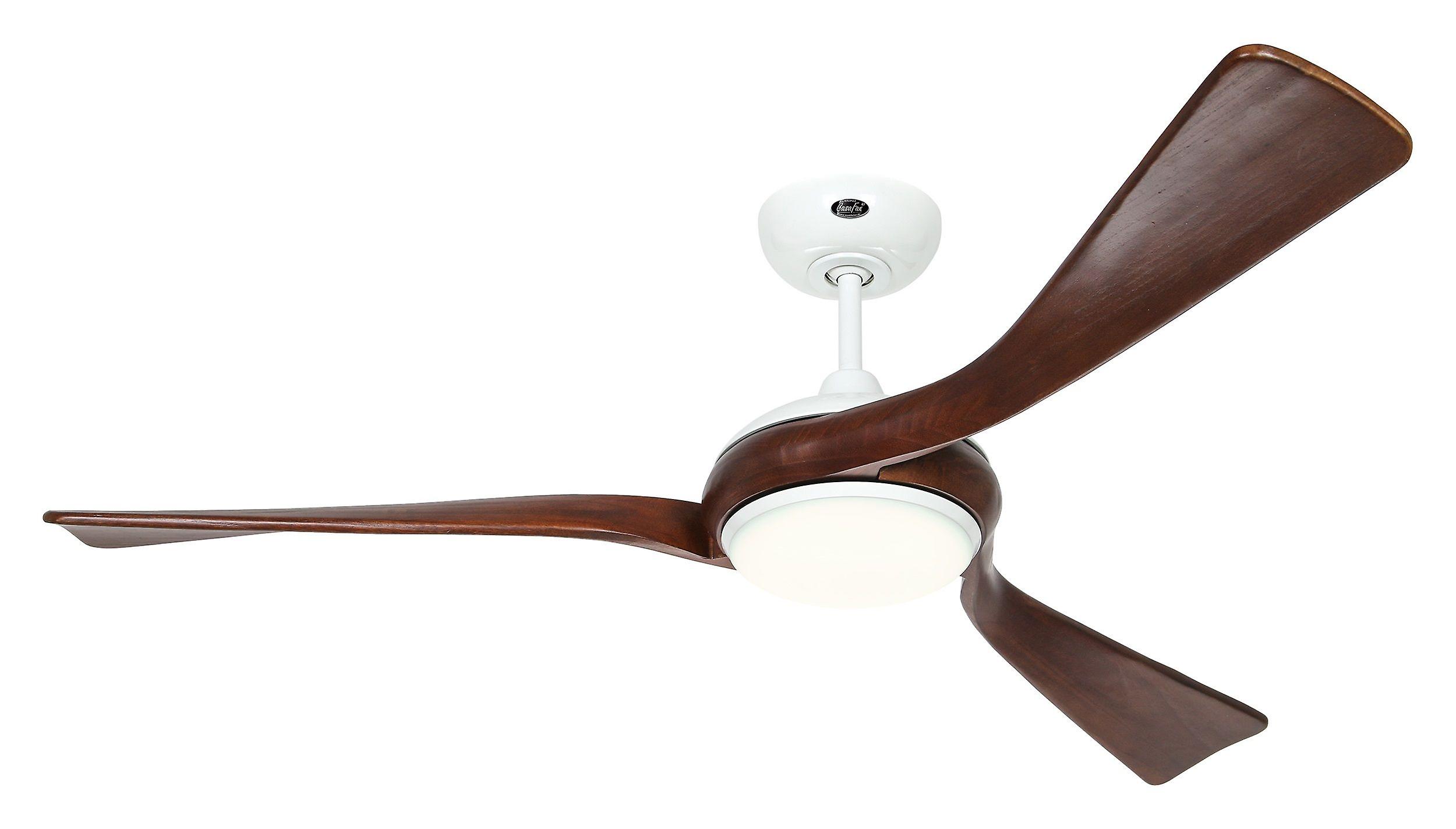 DC ceiling fan Eco Interior White / Walnut with LED