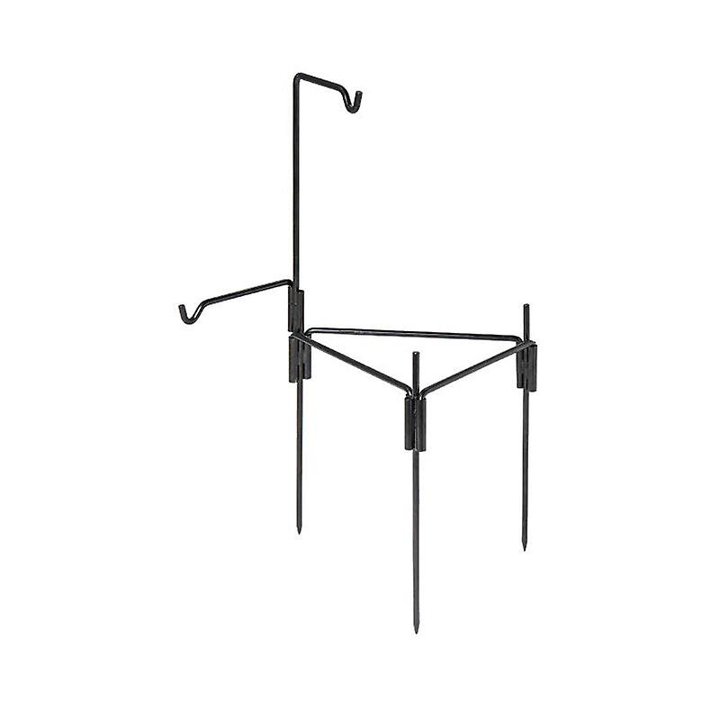 バーニングファイヤーラックポータブルピクニック薪ラックトライアングル安定した屋外キャンプバーベキュー