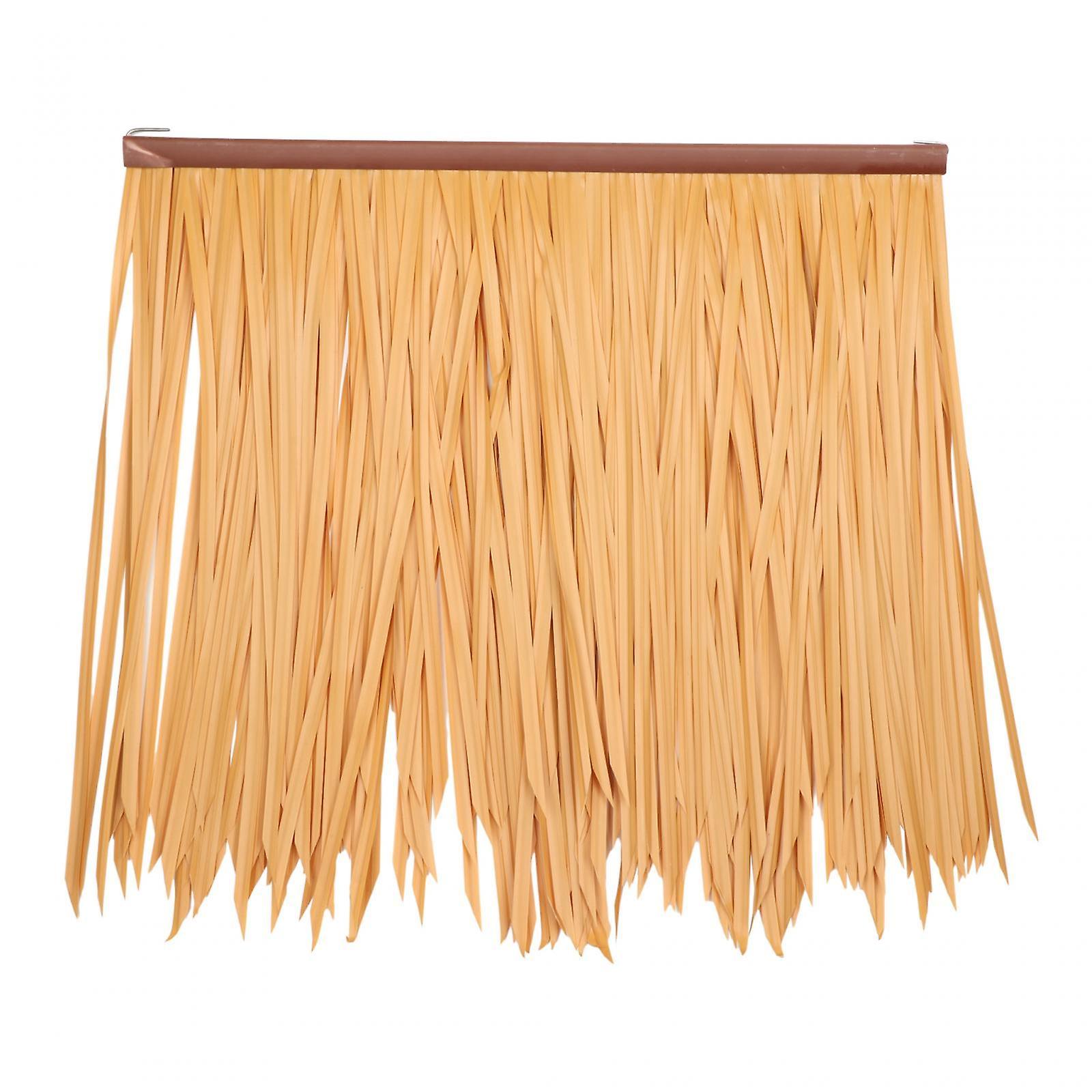 Synthetic Straw Roof Thatch Artificial Thatch Roll Multipurpose Fireproof Synthetic Thatch Grass Roof for Fence Bar Hut