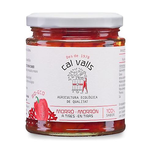 Red bell pepper in strips Eco 215 g