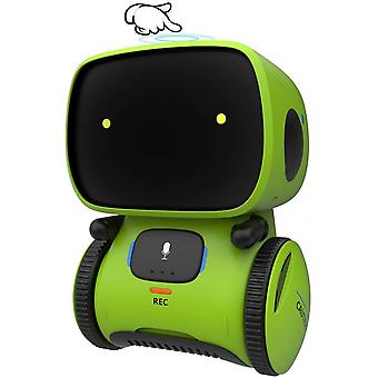Kids Robot Toy, Talking Interactive Voice Controlled Touch Sensor Smart Robotics with Singing, Dancing, Repeating, Speech Recognition and Recording