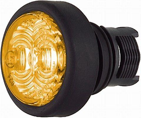 Auxiliary Indicator Lateral Mounting LED 12V Black