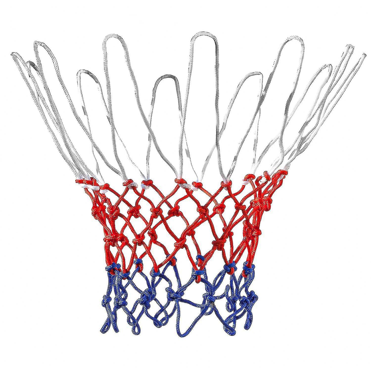 Trixes 12 Loop Basketball Net Red/white/blue Nylon