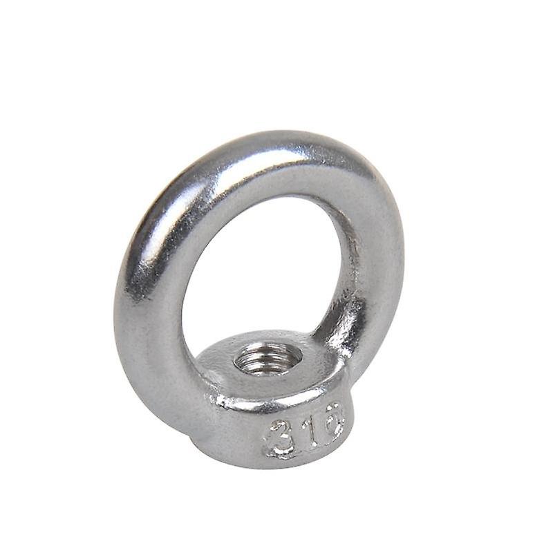 Ring nut M8. A4 RVS AISI 316