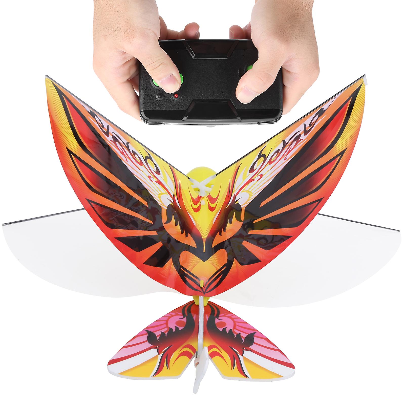 RC Flying Bird Toy Highly Simulation 2.4GHz Remote Control EBird Children Kid Toy (Orange)