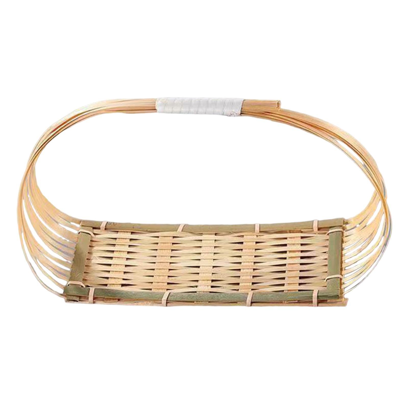 Servierkorb Brotkorb Handgewebter Obstkorb für Dessert Bäckereigetränke