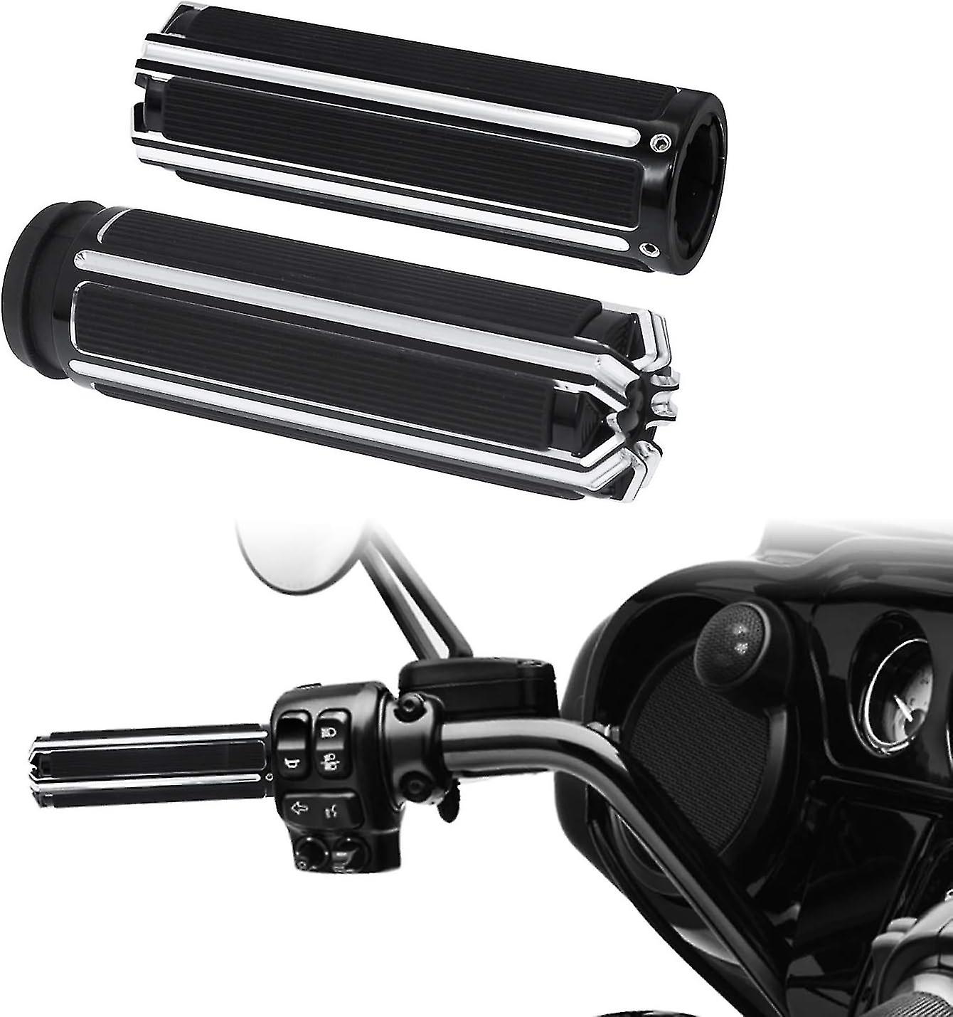 1" Electronic Throttle Grips 25mm Hand Grips Fit For Harley Touring Street Glide Road King Road Glid