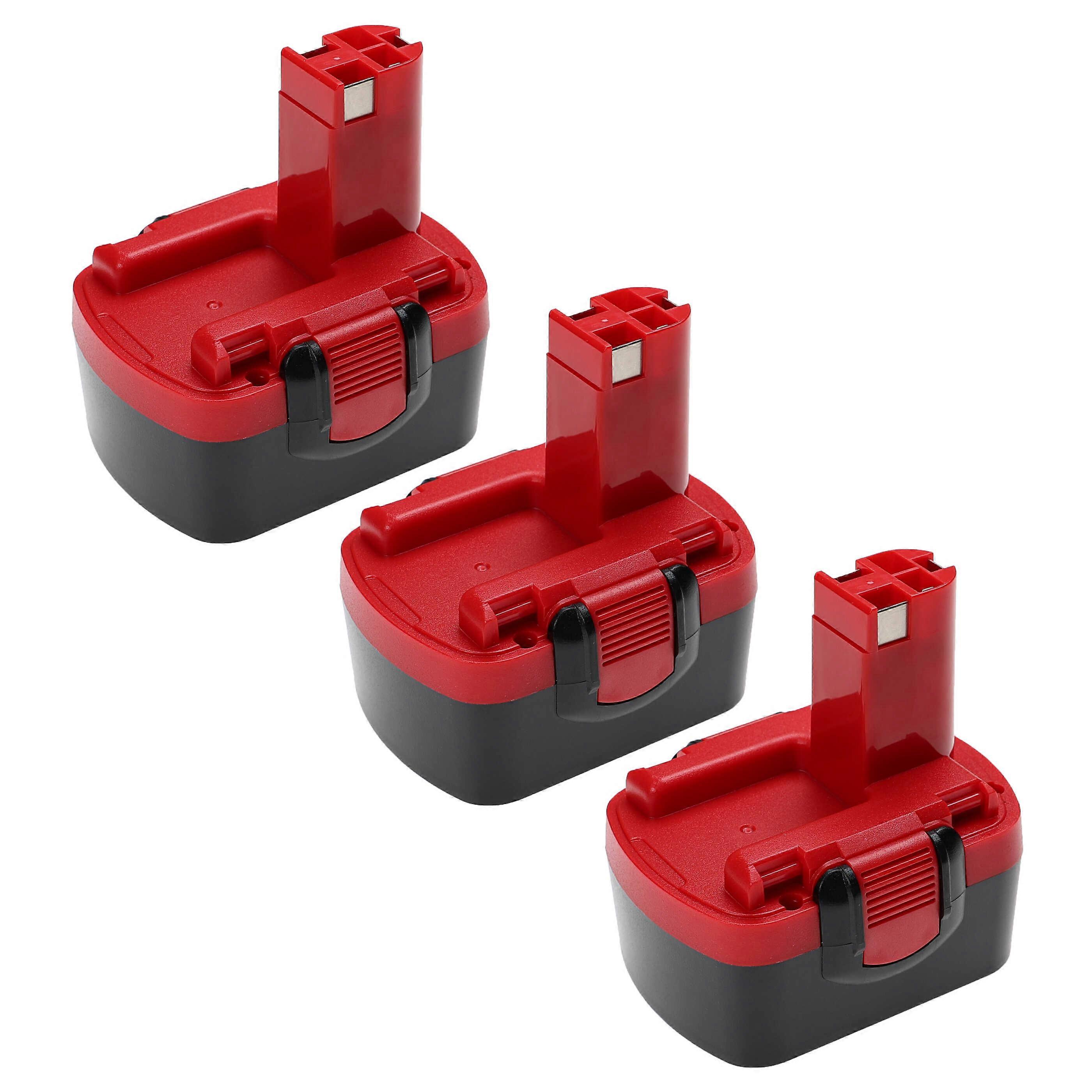 vhbw 3x akkumulátor kompatibilis a Bosch VPE-2, VE-2, VE-2 GSB szerszámmal (2500 mAh, NiMH, 14,4 V)