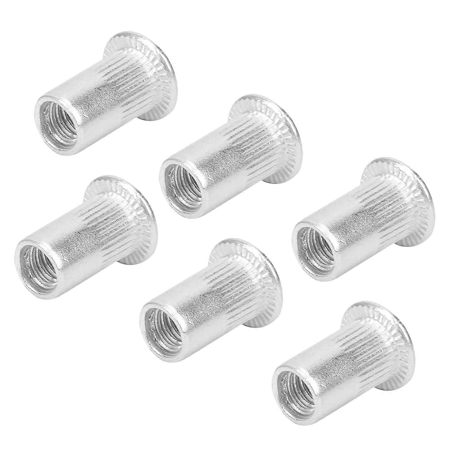 100 Pcs Flat Blind Rivet Nuts Stainless Steel Metric Thread Insert Nut Nutsert Screw Blind Rivet Nu