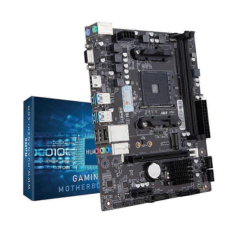 HUANANZHI A520M-VH Motherboard - Socket AM4, A520 Chipset, 2 DDR4 Slots, Ryzen Support.