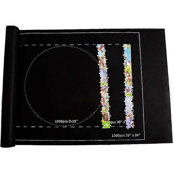 Puzzle Mat Puzzle Roll Puzzle Roll Storage Mat for up to 1500 Pieces, 46"x26"