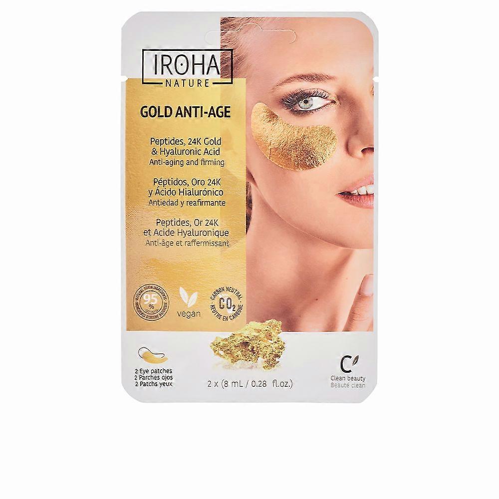 IROHA GOLD tissue extra firming eye patches 2 units