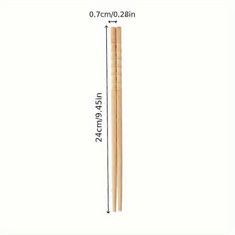 2/3/5/10 Pair Of Bamboo Chopsticks, Wooden Chopsticks, Made From Natural Fragrant Bamboo, Convenient For Holding Vegetables And Rice, Traditional Chin