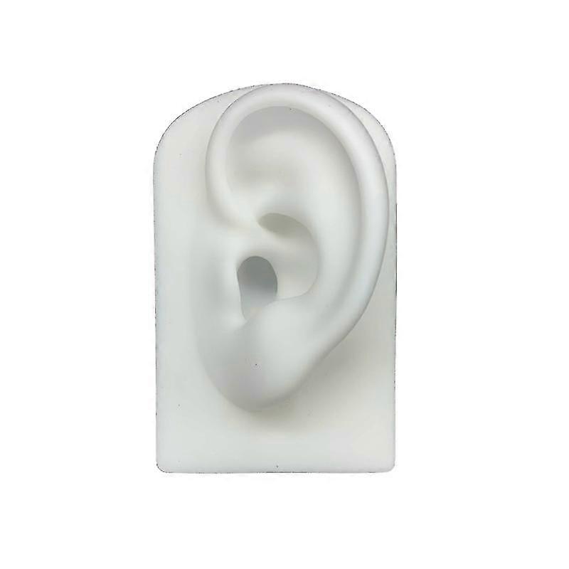 Soft Silicone Simulation Human Ear Model Ear Acupuncture Stud Earphone Model