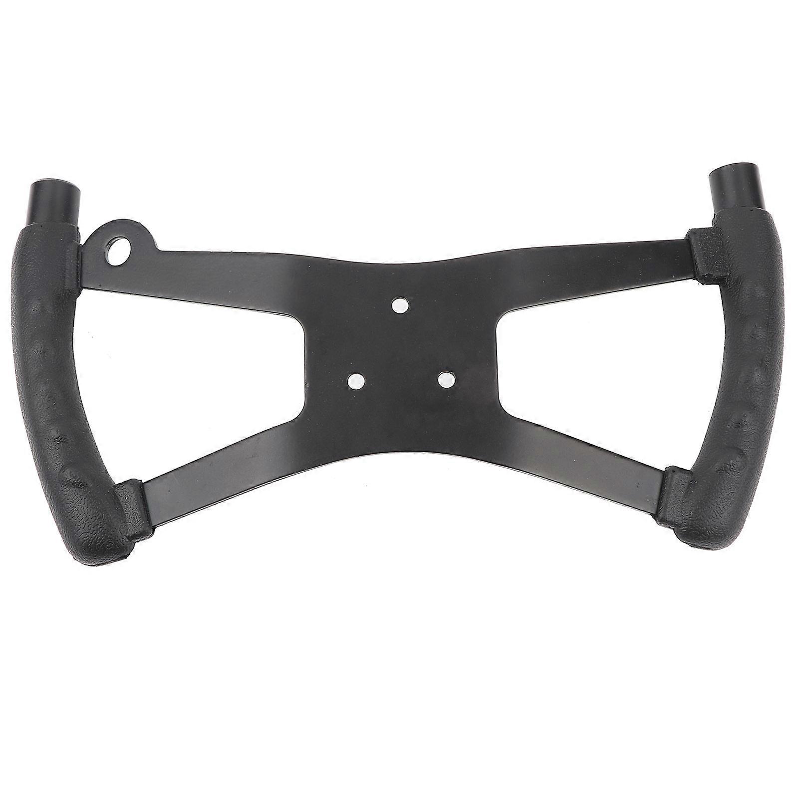 Volant style H noir pour kart de course, accessoire de modification automatique
