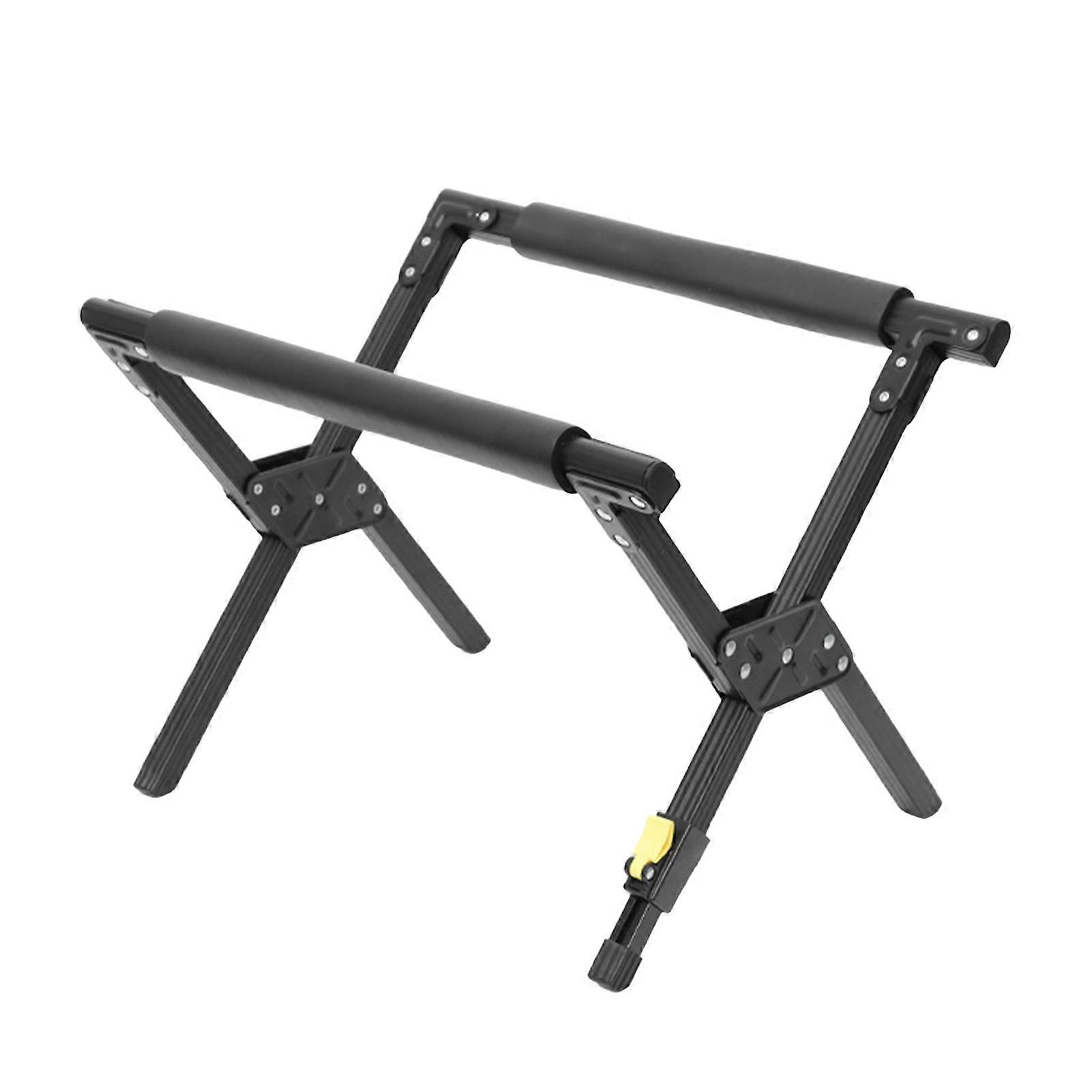 Pieghevole Cooler Stand Frame In Lega di Alluminio Regolabile Pieghevole Portatile All'aperto Campeggio Ghiacciaia Scatola Del Ghiaccio Supporto Nero