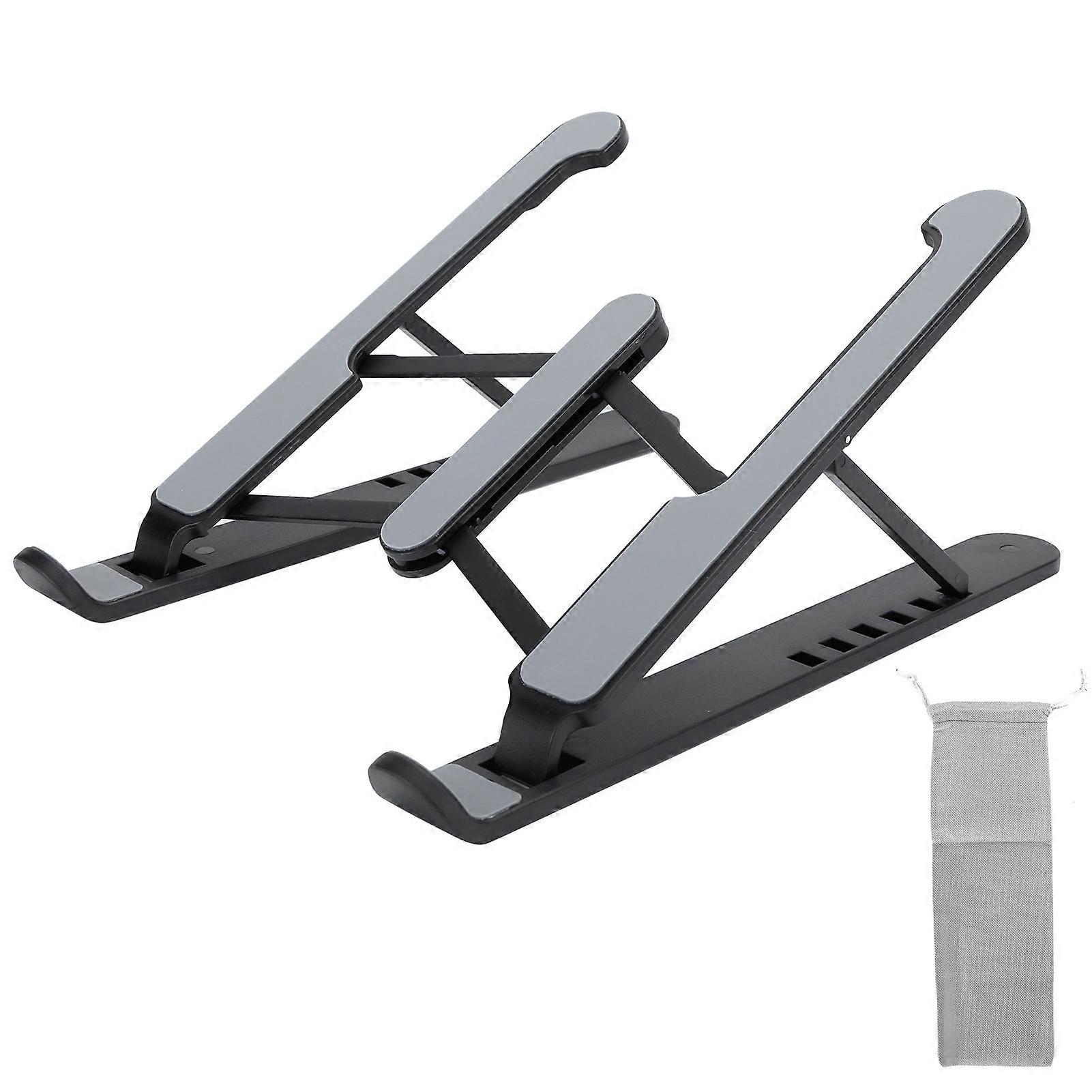 Notebook Stand MultiPosition Foldable Bracket 1117in Laptop Cooling Support Base Lift Riser(Black )