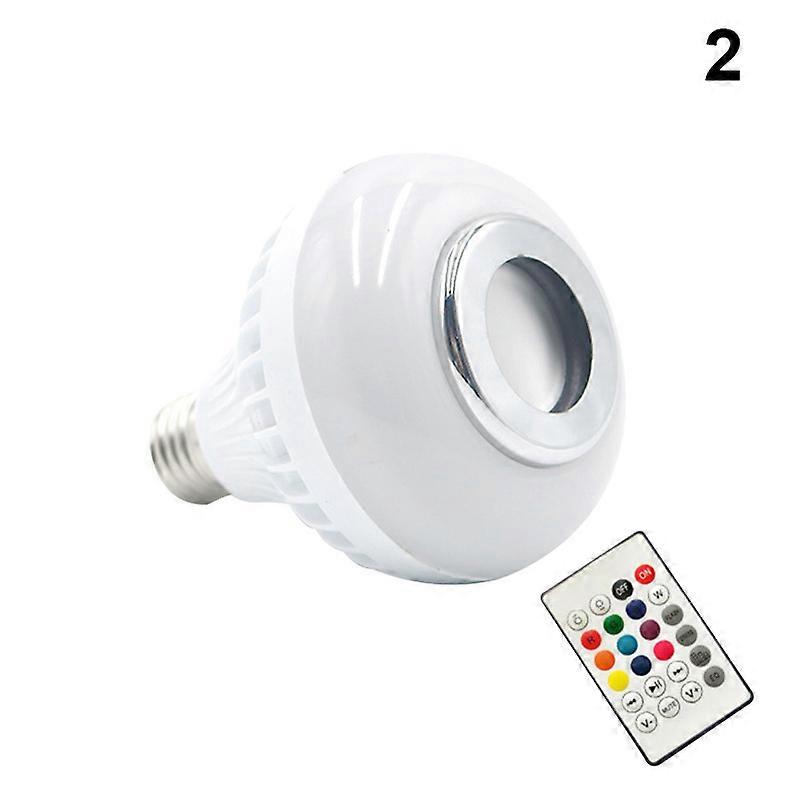 Color Changing LED Light Bulb Smart Bluetooth Music Light Bulb for Home Stage
