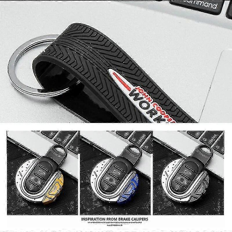 Portachiavi In Scamosciato Mini JCW Pro Per MINI F54 F55 F56 F57 F60 - Cordino Auto