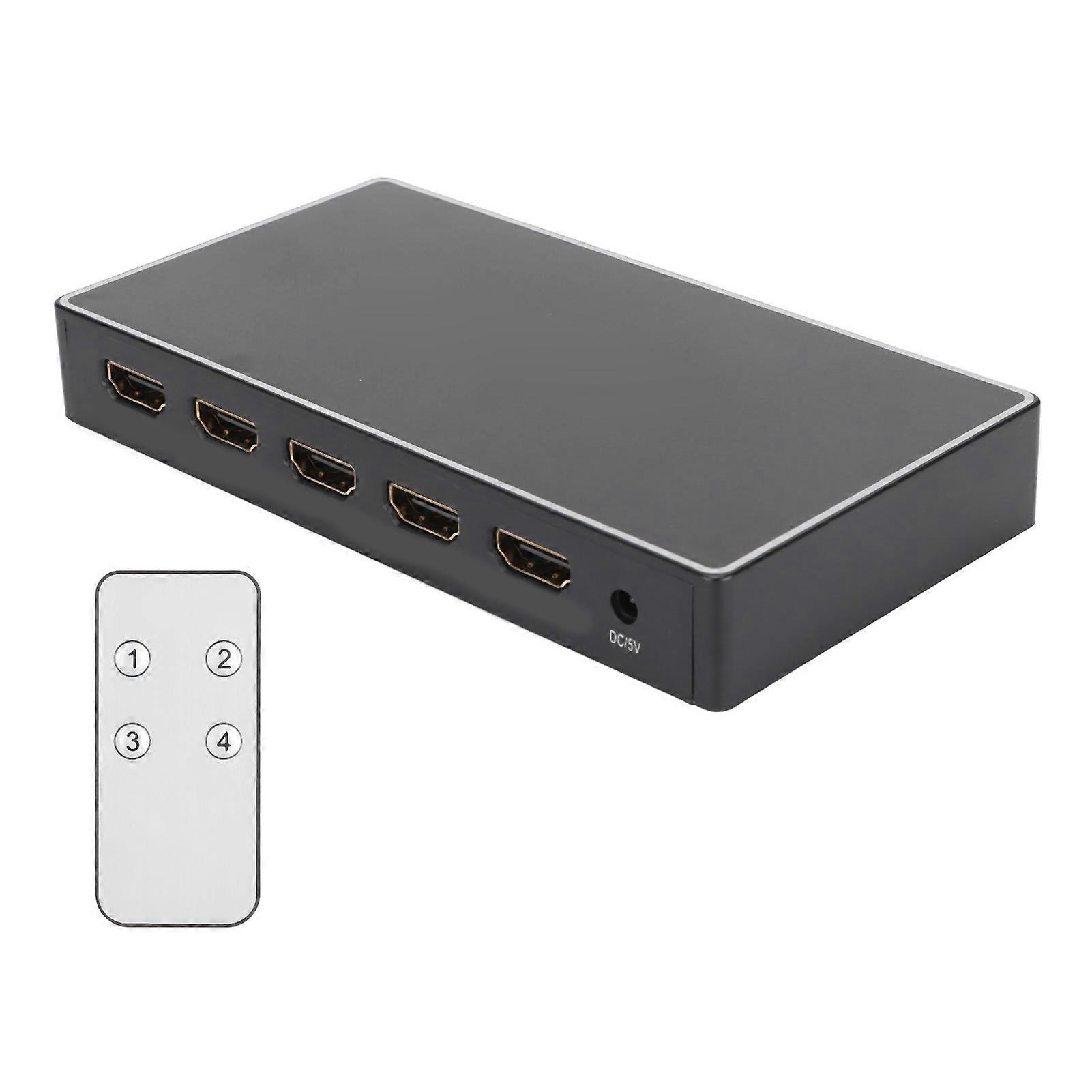 Sélecteur d'interface multimédia HD 4K 6 Gbit/s 2,0 V 4 entrées 1 sortie 4K à 60 Hz, convertisseur d'interface multimédia HD 100240VUK