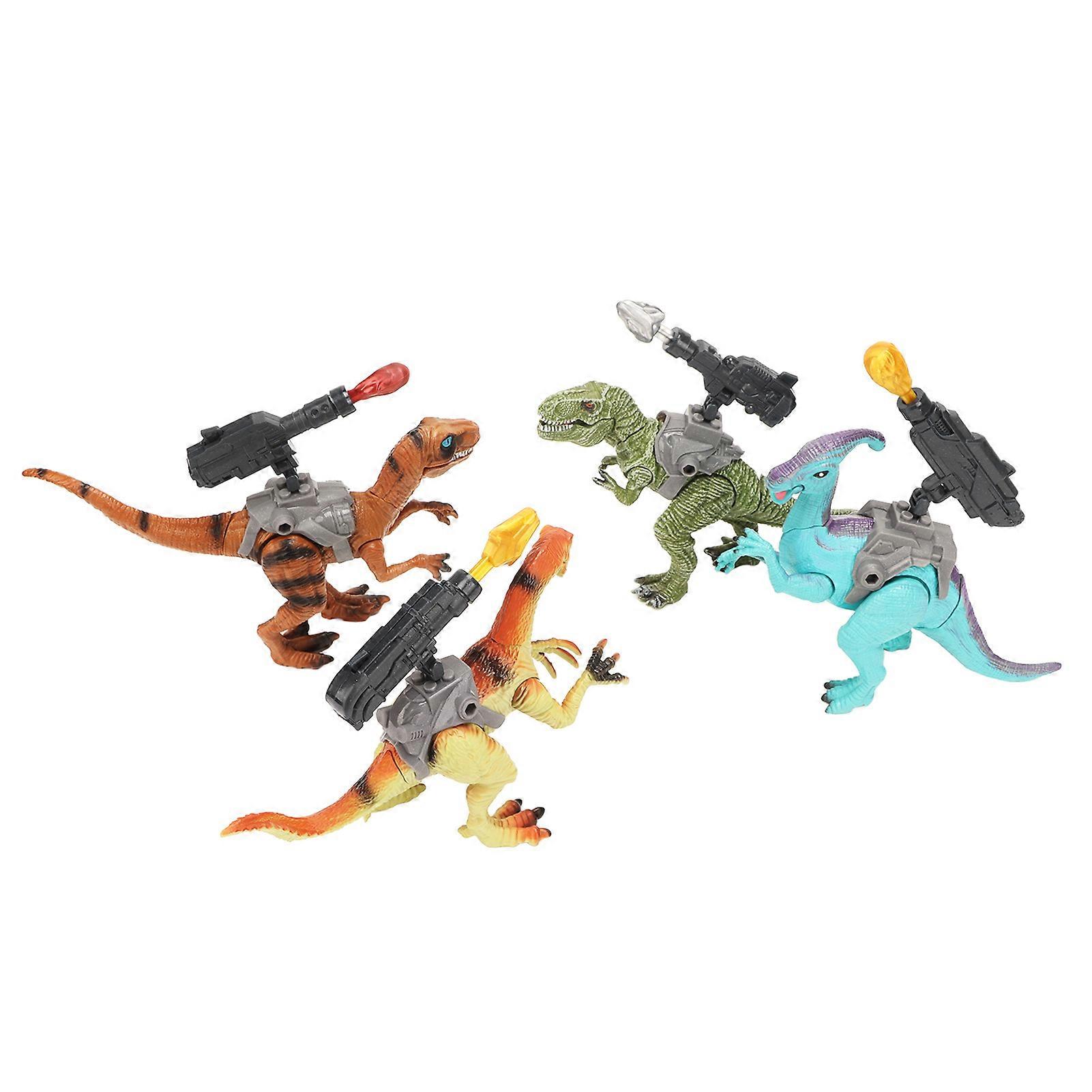 Dinosaur Assemble Toy 12 Sets Educational DIY Ejection Toys for Kids Develop Coordination Fine Details