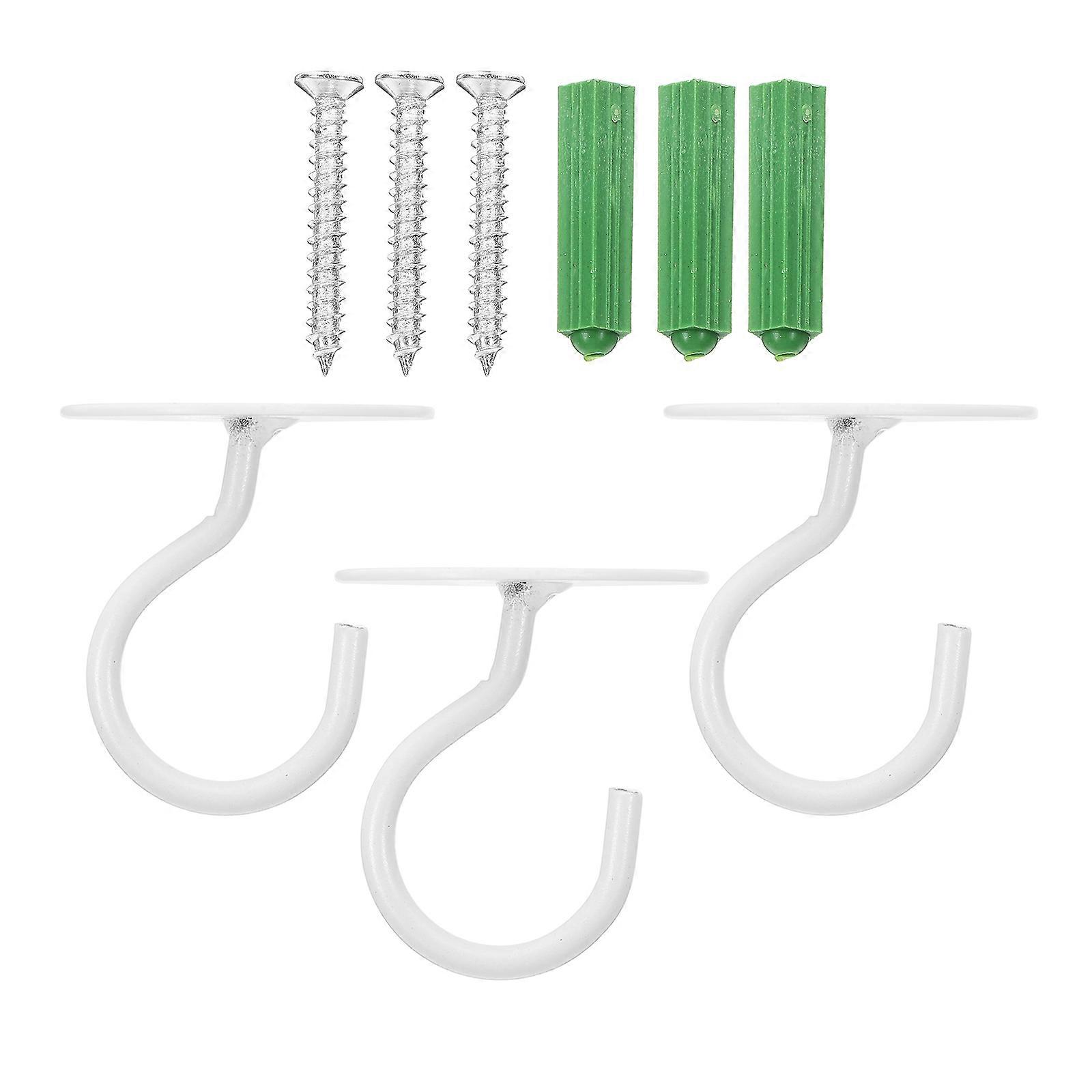 1 Set Ceiling Hooks Metal Flower Pot Hooks Hanging Plant Hooks Planter Hooks