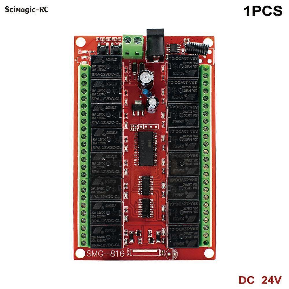 1000M Long Range DC12V 16CH Radio Controller RF Wireless Remote Control Switch System 1pcs Transmitter + 1pcs Receiver 433mhz